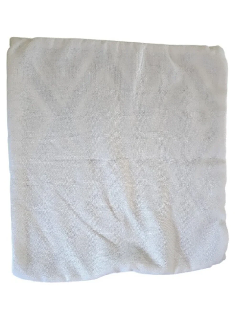 Slow Cow Organic Cotton Pillow Covers Set of 2 Blue White Coastal Boho 17x17